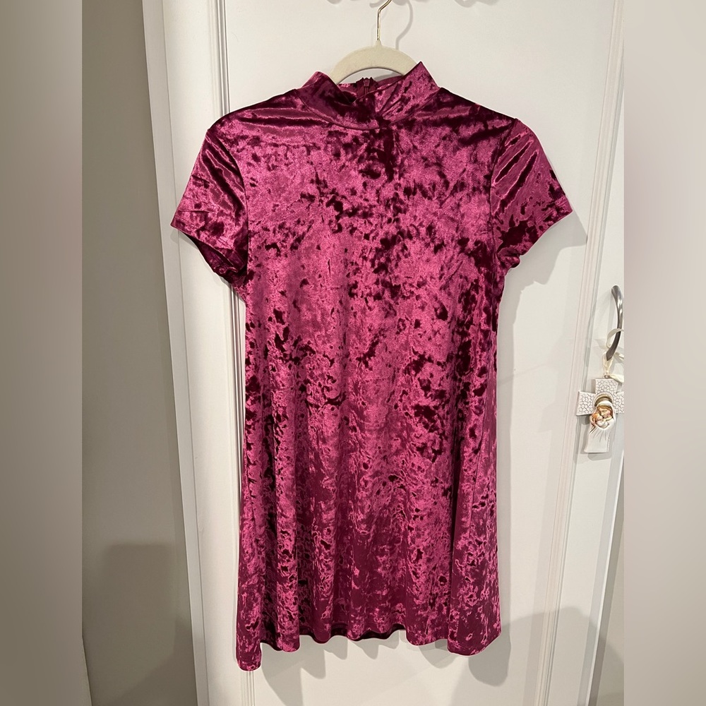 Pink Velvet Dress